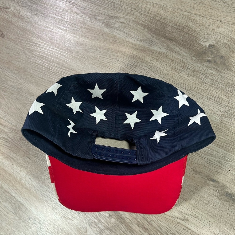 VTG 90s San Antonio Texas USA Snapback Hat Blue Red‎ Cap - Picture 6 of 8